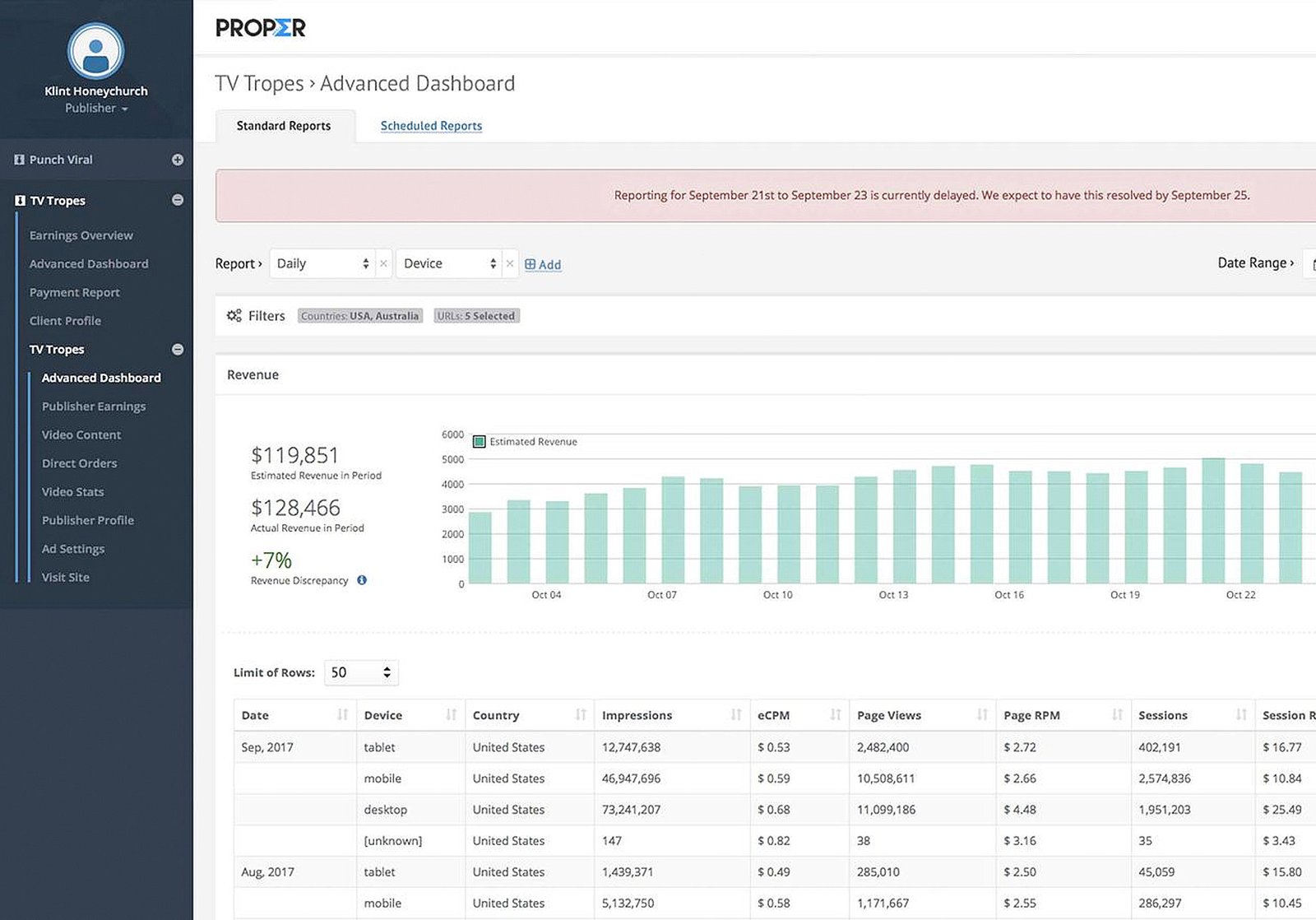 Proper_Media Site Before